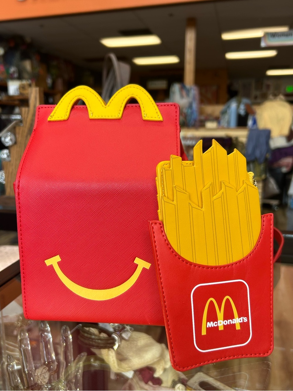 McDonald’s Loungefly Happy Meal Handbag and Cardholder SET